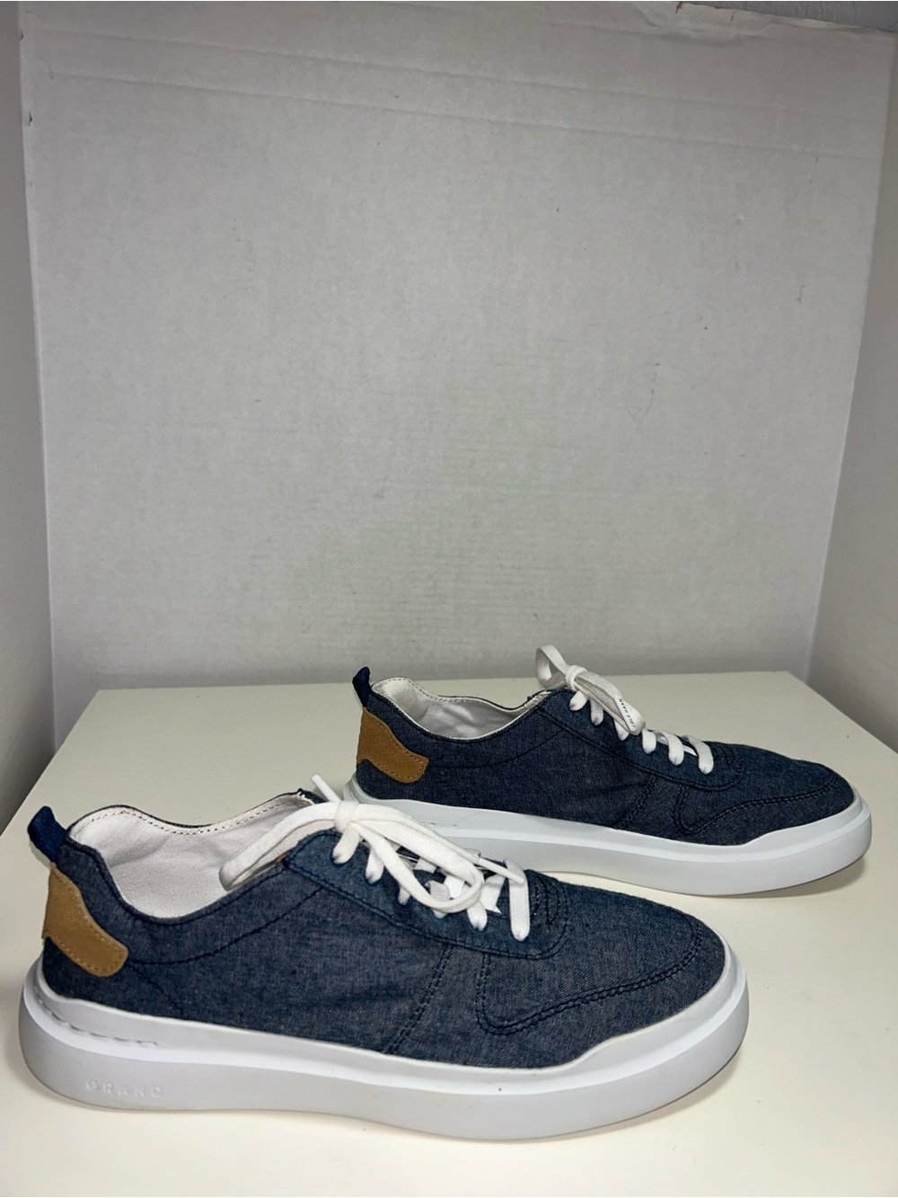 Cole Haan Grand Pro Rally Canvas Court Chambray Sneaker